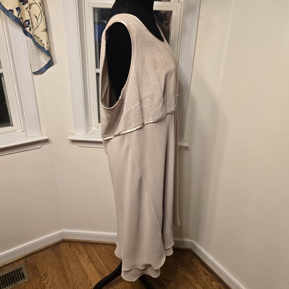 Elegant Beaded Jacket Dress Suit Evening Formal Occasion Womens Size 20W - Picture 9 of 11